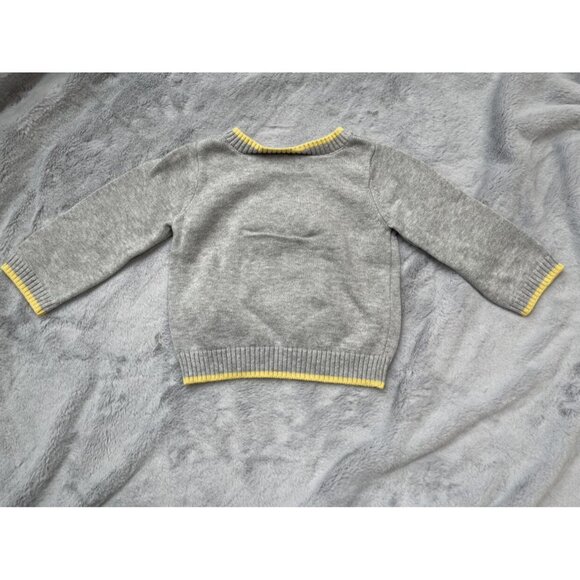 Gymboree Toddler Grey & Yellow Sweater - Picture 4 of 4